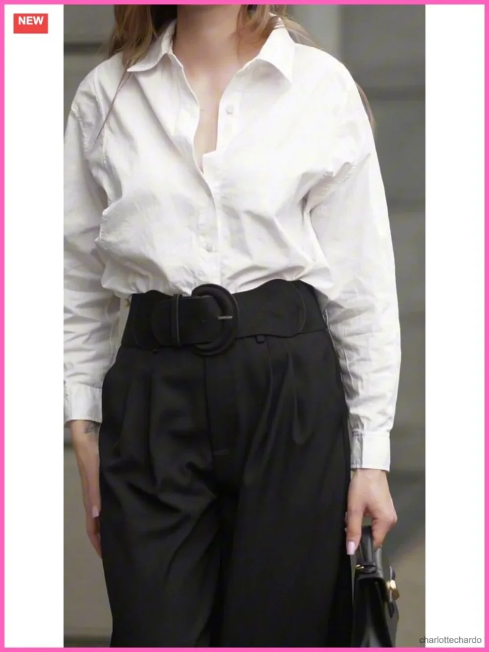 Women's Wide Stretchy Suede Belt with Faux Leather Buckle